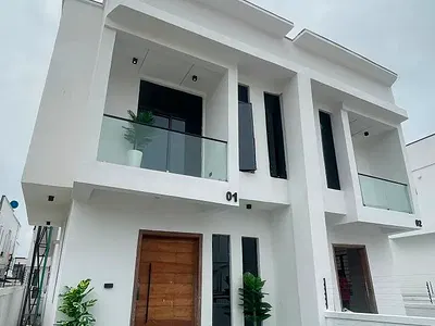 4 Bedroom Semi-Detached Duplex with BQ and Fitted Kitchen — Ikota, Lekki, Lagos