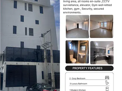 2 Bedroom Maisonette Available — Lekki, Lagos