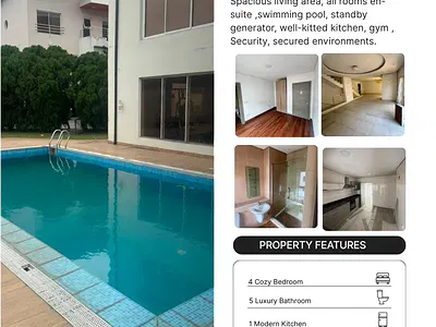 4 Bedroom Terrace Duplex with BQ Available — Lekki, Lagos