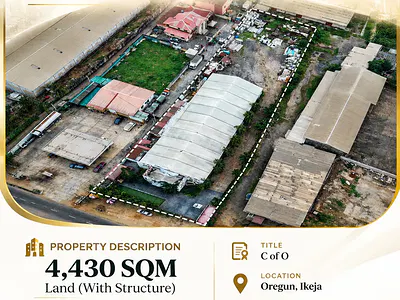 4,430 SQM Commercial Land — Ikeja, Lagos