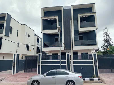 4 Bedroom Semi-Detached Smart Townhouses, Each with a Boys' Quarters — Ikeja, Lagos