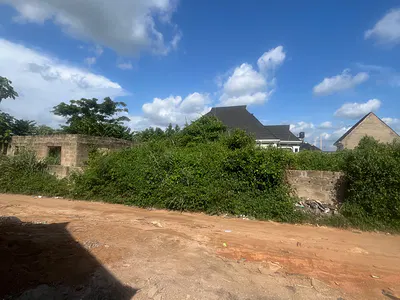 A Plot of Land with Uncompleted 2-Bedroom Building — Akure, Ondo