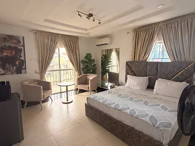 Fully Furnished Studio Apartment with Balcony — Wuse 2, Wuse 2, Abuja