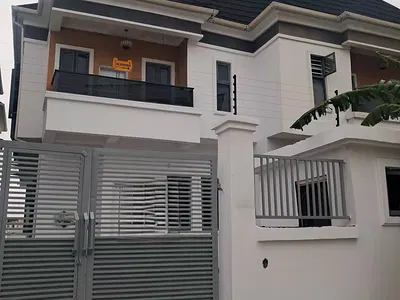 Newly Renovated 4-Bedroom Semi-Detached Duplex with BQ + Gatehouse — Lekki, Lagos