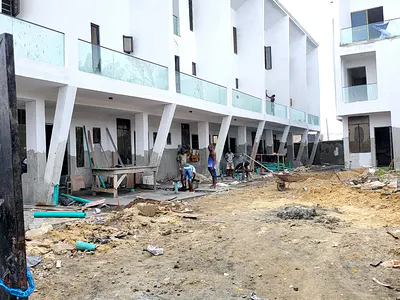 3-Bedroom Terrace Duplex with Two Kitchens — Atlantic Nominee Estate, by General Paint, Abraham Adesanya, Lekki, Lagos