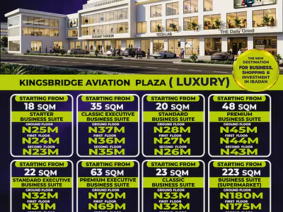 Shop Space in an Ultra Modern Commercial Hub — Ibadan, Oyo