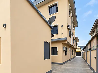 Block of 4 Flats & Duplex — Ago Palace, Isolo, Lagos