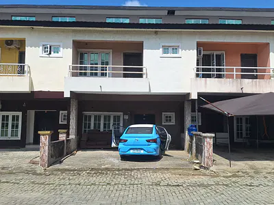 A Semi-Carcass 3 Bedroom Terrace Duplex All Rooms Ensuite — Ajah, Lagos