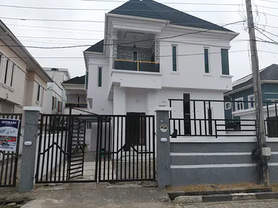 Tastefully Finished Four 4 Bedroom Detached House with BQ — Lekki Palms City Estate, Off Addo Road, Badore, Ajah, Lagos