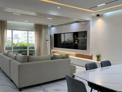 Luxury 3 Bedroom Serviced and Furnished Apartment with a Room BQ — Ikoyi, Lagos