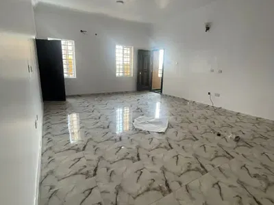 Massive 1 Bedroom Mini Flat Upstairs in Serviced Court — Lekki, Lagos