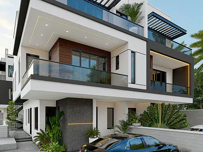 An Exquisitely Built Four (4) Bedroom Semi Detached Duplex + 1 Room BQ — Gbagada, Lagos