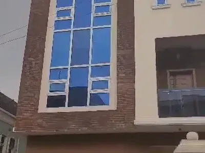 5 Bedroom Detached House with 2 Room BQ — Off Adeniyi Jones, Ikeja, Lagos