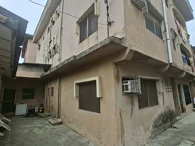 A Storey Building Consisting of 4 Bedroom Duplex & 3 Units of 3 Bedroom — Off Ago Palace, Isolo, Lagos