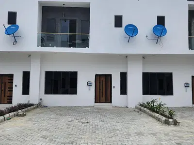 Sharp 3 Bedroom Terrace with BQ Pool Gym 24/7 Light — Secured Serviced Estate, Ologolo, Lekki, Lagos