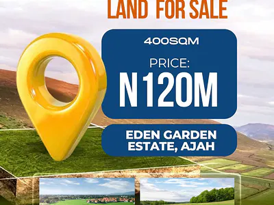 Prime Coner Piece Land — Eden Garden Estate, Ajah, Lagos