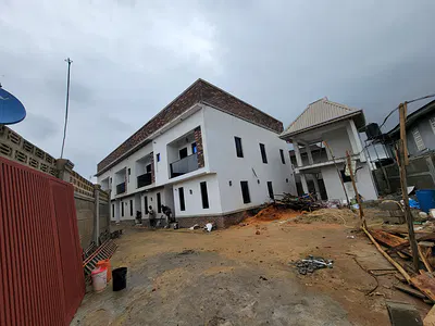 New 8 Units 3 Bedroom Duplex Furnished Kitchen — Maryland, Lagos
