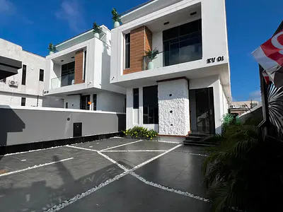 Exclusive 5 Bedroom Detached Duplex with Pool, BQ, Lounge, Balcony — Orchid, Lekki, Lagos