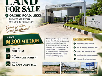 600SQM Residential Land — Lekki, Lagos