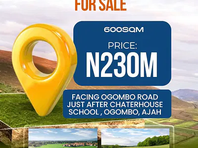 Prime Commercial Land for Sale — Ogombo Ajah, Ajah, Lagos