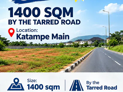 Distress Sale 1400 SQM Land — Katampe (Main), Katampe, Abuja