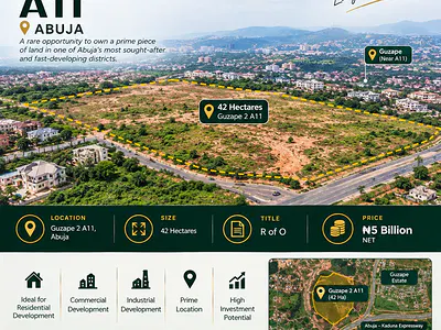 42ha Mixed Use Land — Guzape District, Abuja