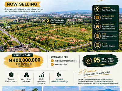 95ha Estate/Residential Plot — Wasa, Apo, Abuja
