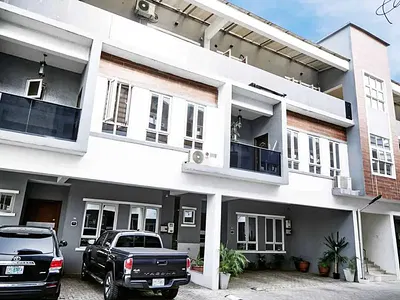 3 Bedroom Terraced House with BQ — Victoria Bay 3, Off Nike Art Gallery, Ikate, Lekki, Lagos