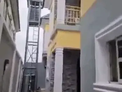 Newly Built N Neatly Finished Mini Flat Duplex, 1T 1B, All Tiled — Powerline, Soluyi, Gbagada, Lagos