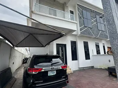 Fully Furnished Standard 4 Bedroom Semi-Detached Duplex with BQ, Solar — Orchid, Lekki, Lagos