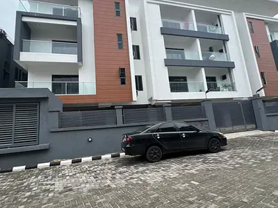Newly Built 3- Bedroom Apartment with BQ, Gym, Elevator, Balconies — Ikate, Lekki, Lagos