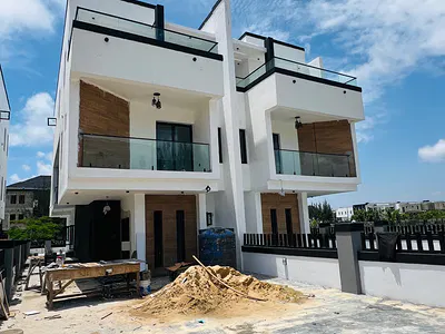 5 Bedroom Semi Detached Duplex and BQ with Swimming Pool — Ajah, Lagos