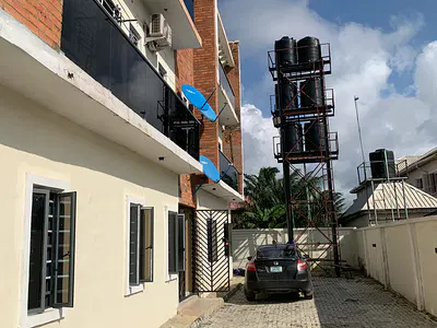 Sharp 2 Bedroom Flat with Pop Finishing, Dinning — Ajah, Lagos