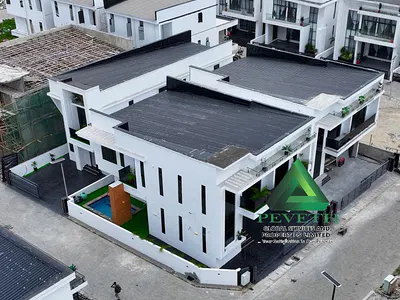 Luxury 5 Bedroom Fully Detached Duplex + BQ, Pool, Gym — Chevron Toll Gate, Lekki, Lagos