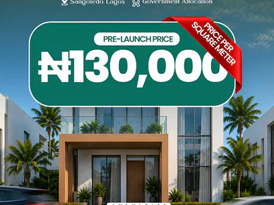 15 Hectares of Waterfront Land Available — Sangotedo, Ajah, Lagos