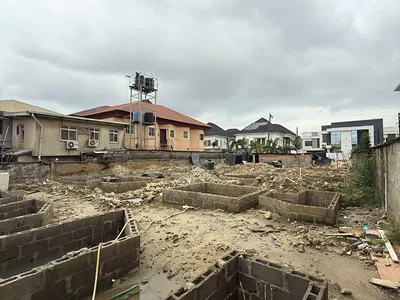 Plot with Piling Foundation and Building Approval — Chevron Drive, Lekki, Lagos