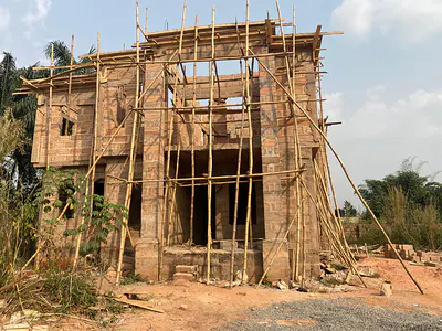 6-Bedroom Uncompleted Duplex on 707.26 SQM of Land — Idumu-Ogbe Street Aliokpu, Agbor, Ika South Local Government Area, De, Ika South, Delta