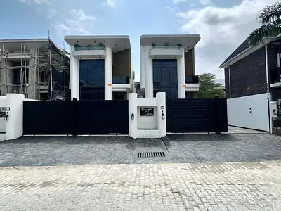 Exquisitely Finished 5 Bedroom Fully Detached Duplex with BQ + Pool — Ikota, Lekki, Lagos
