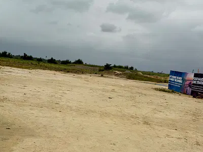 500SQM Waterfront Residential Land for Fully Detached Duplex — Sangotedo, Ajah, Lagos
