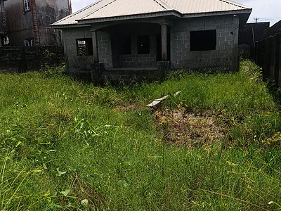 3 Bedroom Bungalow (Semi Finished) — Salami Street, Bogije, Ibeju Lekki, Lagos