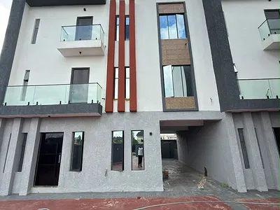 Newly Built 4 Bedroom Terraced Duplex with BQ — Allen, Ikeja City Mall, Shonibare Estate, Opebi, Ikeja, Lagos
