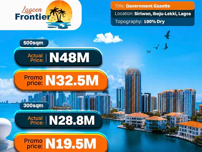 Residential Land — Siriwon, Ibeju Lekki, Lagos