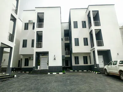Smart 4 Bedroom Terraced Duplex with BQ and Solar Powered Water Heater — Guzape After H-Medix, Guzape District, Abuja