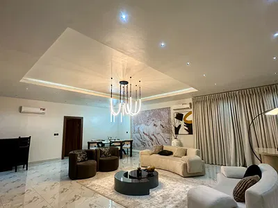 Furnished & Serviced 3 Bedroom Penthouse + BQ, Cinema — Oniru, Victoria Island (VI), Lagos