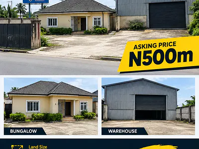 Mixed-Use Land with Bungalow and Warehouse — Lagos Business School, Lekki, Lagos
