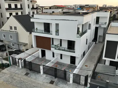 4 Bedroom Semi-Detached Duplex with BQ — Ikate Lekki Lagos, Lekki, Lagos