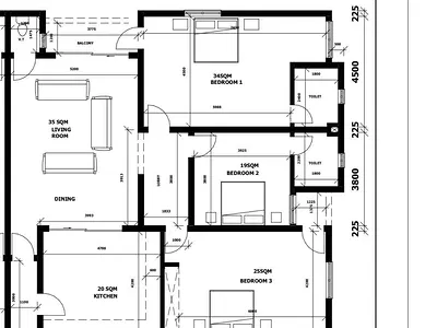 3 Bedroom Apartment with BQ — Lekki, Lagos