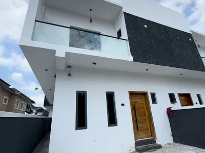 Newly Built 4-Bedroom Semi-Detached Duplex with BQ — Chevron Drive, Lekki, Lagos