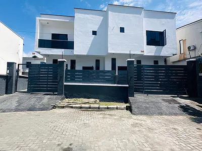 *self Serviced 4 Bedroom Semi Detached Duplex* — Orchid, Lekki, Lagos, Nigeria, Lekki, Lagos