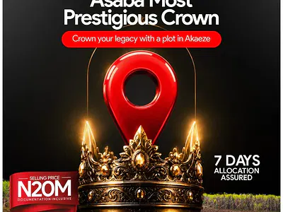 A Luxury Plots with a Bigger Name. — Asaba, Delta